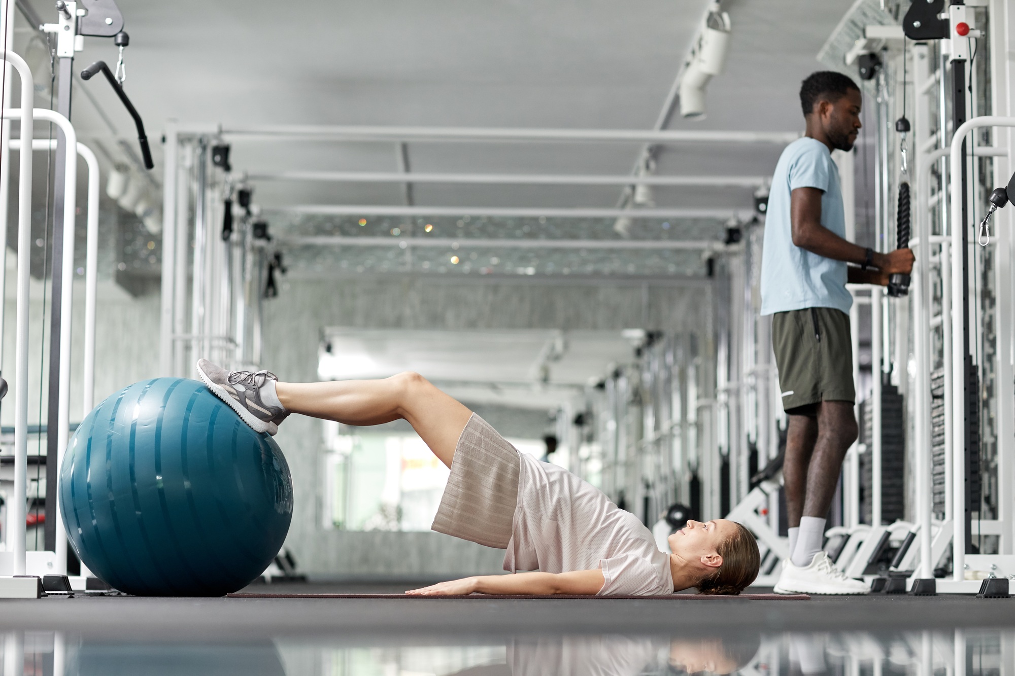 Young Woman in Physiotherapy